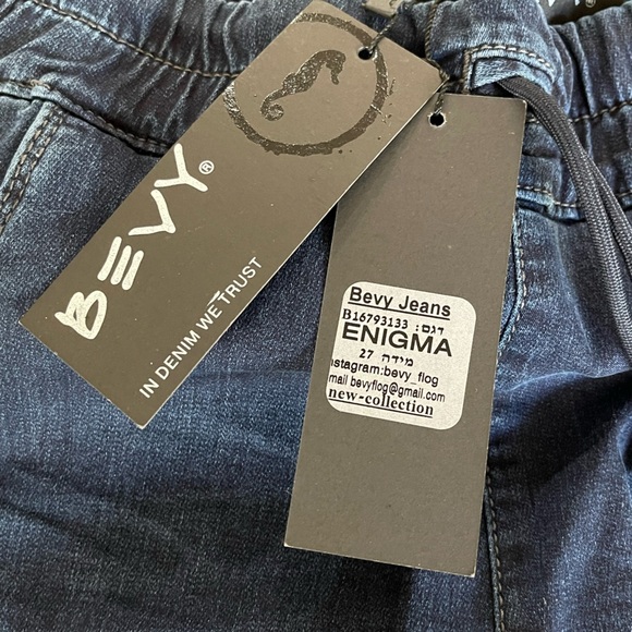 BEVY FLOG Shelly Denim pull on pants - Picture 5 of 10